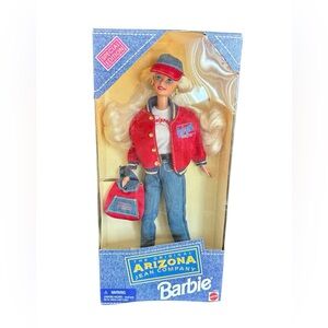Barbie Arizona Jean Company Doll 1995 Mattel Denim Jacket Jeans Hat Backpack NIB